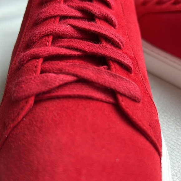 NWOT Kenneth Cole Sneakers rare swede color Red - Picture 8 of 8